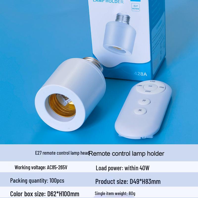 Infrared Motion Sensor E27 Lamp Holder with Sound and Light Control for 86 Type Corridors, Intelligent Delay, Surface Mount