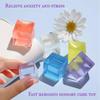 5-Pack Ice Cube Squeeze Toys - Colorful Mini Stress Relief Balls for Anxiety, Fidgeting & Sensory Sensitivity
