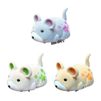 Realistic Moving Mouse Cats Toy Electric Auto Propelled Mechanism Plush Hamster Teaser Interactive Play Exercise Toy