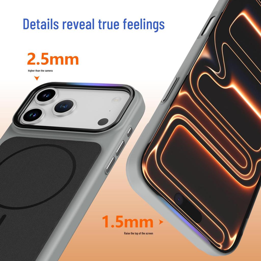 iPhone 17 Pro Max Tech Fabric Magnetic Phone Case - Apple 16 Pro Advanced Anti-Drop Cover