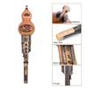 Chinese Handmade Black Bamboo Hulusi Gourd Cucurbit Flute Ethnic Musical Instrument Key of C with