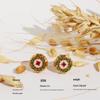 Artistic Hand-Painted Cloisonné Double Tassel Earrings: Auspicious & Versatile Ancient Style for Women