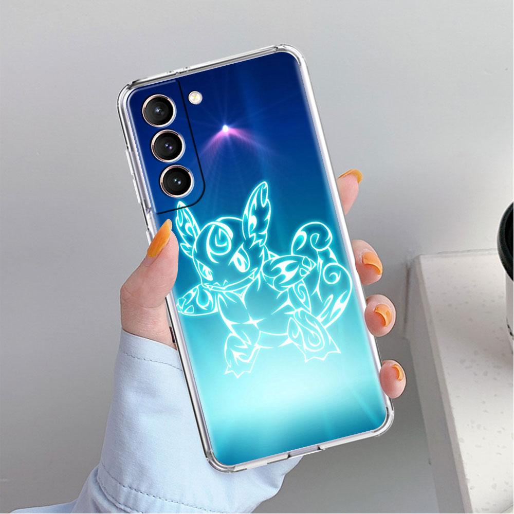 Clear Case For Samsung Galaxy S22 S20 FE S21 S10 S9 Plus Note 20 Ultra 10 Lite Transparent Phone Shell Anime Pokemon Japan