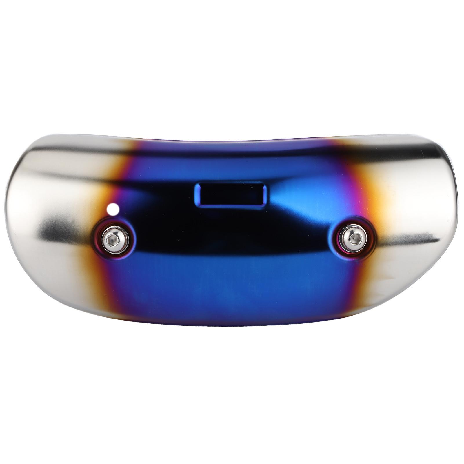 

Універсальна модифікація захисного кожуха теплового екрана вихлопної труби для мотоцикла з вуглецевого волокна