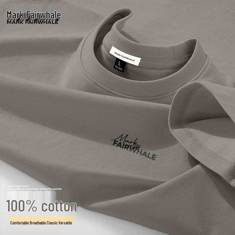 Mark Fairwhale Men's Casual Cotton Short Sleeve T-Shirt