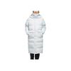 Adidas Outdoor Long Hooded Down Jacket Winter Women Jackets Light-Blue EH5025