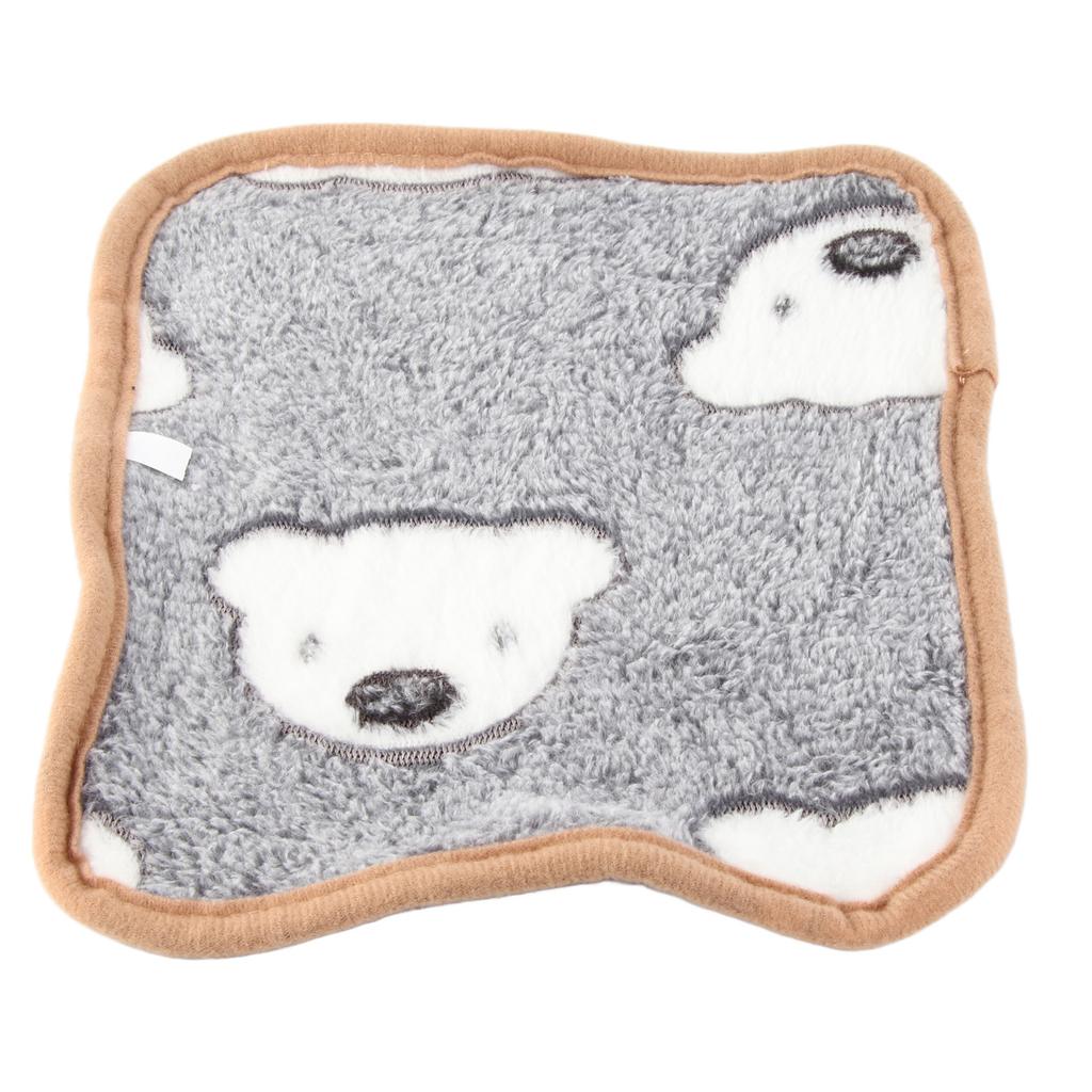 Milk Velvet Pet Warmer Pad Dog Cute Heating Pad Soft Comfortable Cat Warming Mat for Autumn Winter Grey Background
