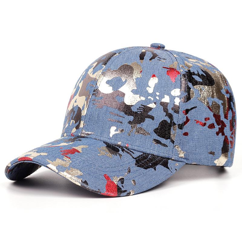 New Print Flower Baseball Caps For Men And Women Summer Sun Hat Visor Cap Adjustable Bonne Hats Gorras