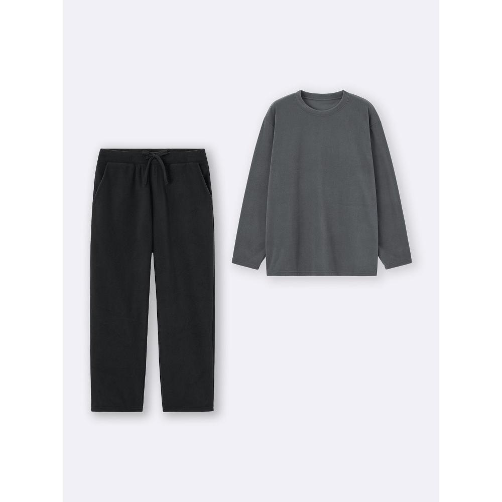 GU by Uniqlo Fleece Lounge Set  Long Sleeve   Long Pants 