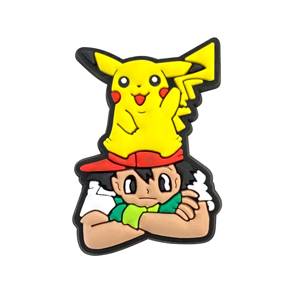 Puha Gumi Pokémon Virágos Klumpa Cipőcsatok