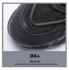 Spring Men's Breathable Thick-Soled Trendy Sneakers - Black Casual Versatile Running Shoes