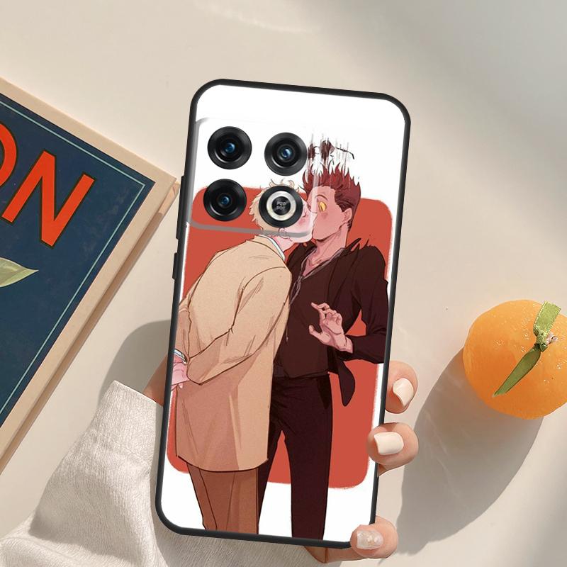 Good Omens Case For OnePlus Ace 8T 9R 9RT 10T 8 9 11 10 Pro Cover For OnePlus Nord 2 2T N10 N20 N100 CE