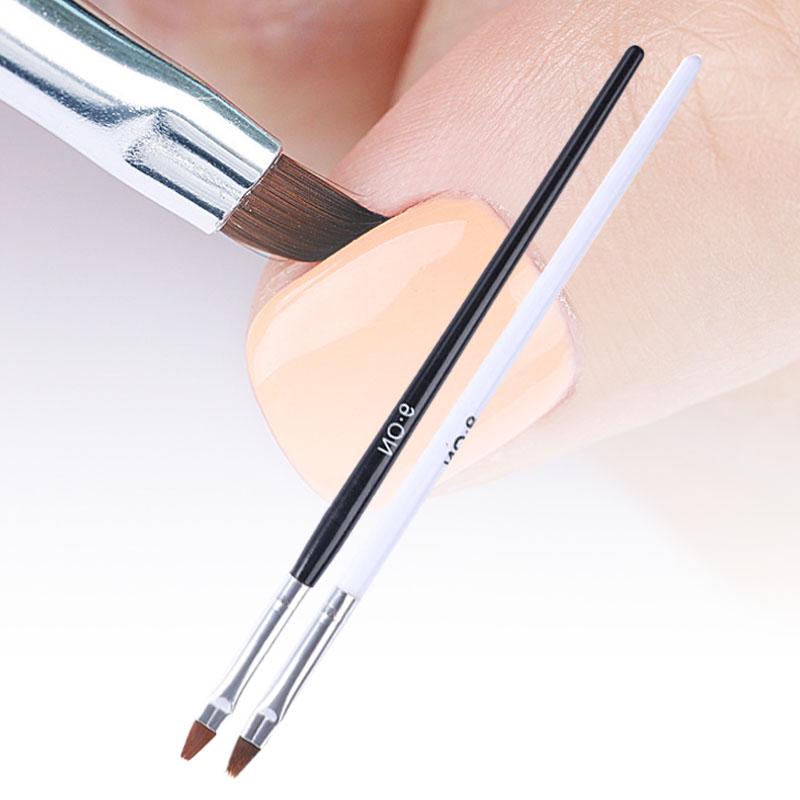 Buy Builder Gel Brush Uv Led 6 Size Nail Art Extension Painting