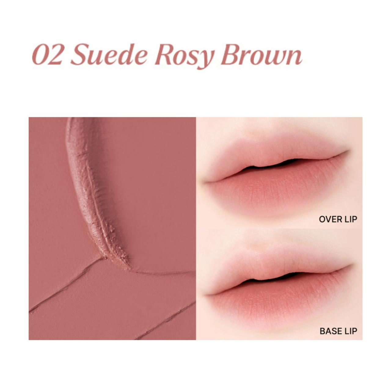 

[nonoer] Карандаш для губ Over Dew, 3 цвета 02 Suede Rosy Brown