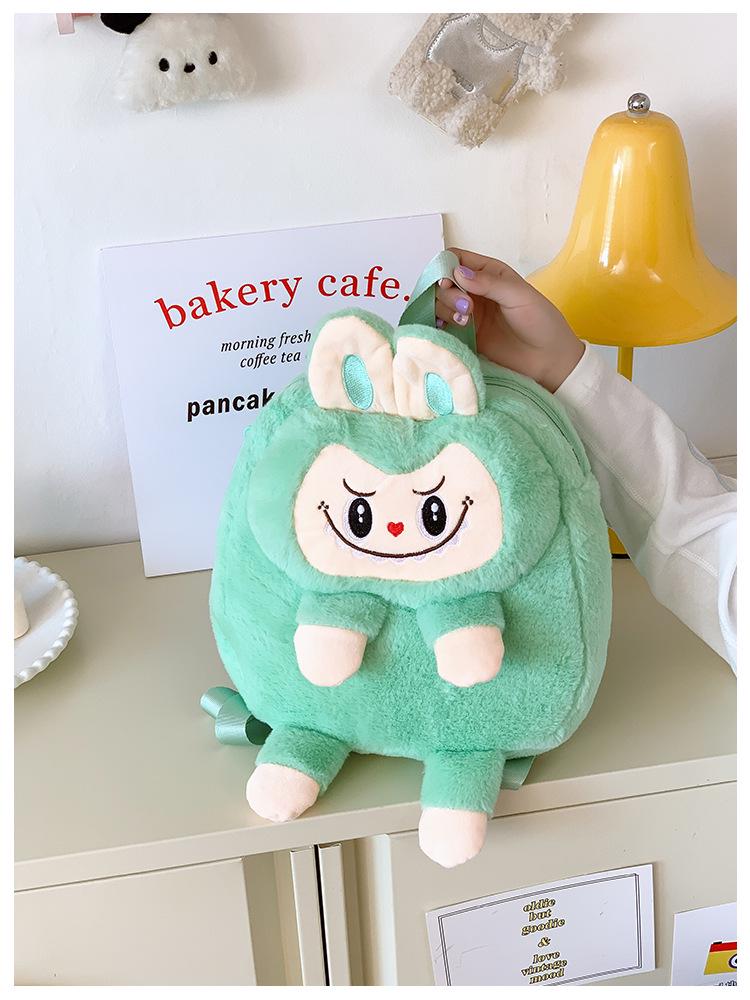 Children's Cartoon Plush Toy Shoulder Bag Backpack