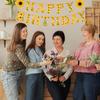 Sunflower Happy Birthday Banner Birthday Party Decorations Sunflower Themed Party Supplies