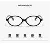 Ahora y2k Small Oval Eyeglasses Frame Women Men Anti Blue Light Eyewear Retro Optical Frame Trendy Style Spectacles Female Male