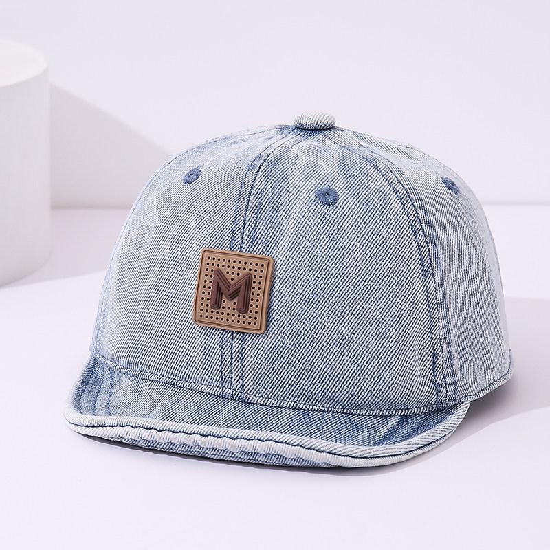 Casquette de Baseball en Jean Style Coréen INS pour Bébé - Chapeau à Visière Souple pour Garçons et Filles, Printemps/Automne