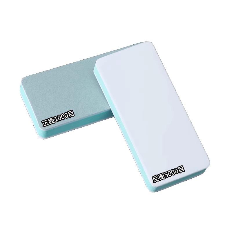 Double-Sided Wenwan Polishing Pad: Sponge Sandpaper & Grinding Tool for Plastic Jade.