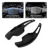 Pair Aluminum Alloy Steering Wheel Shift Paddle Shifter Extension Fit for Cadillac XTS 13 18Black