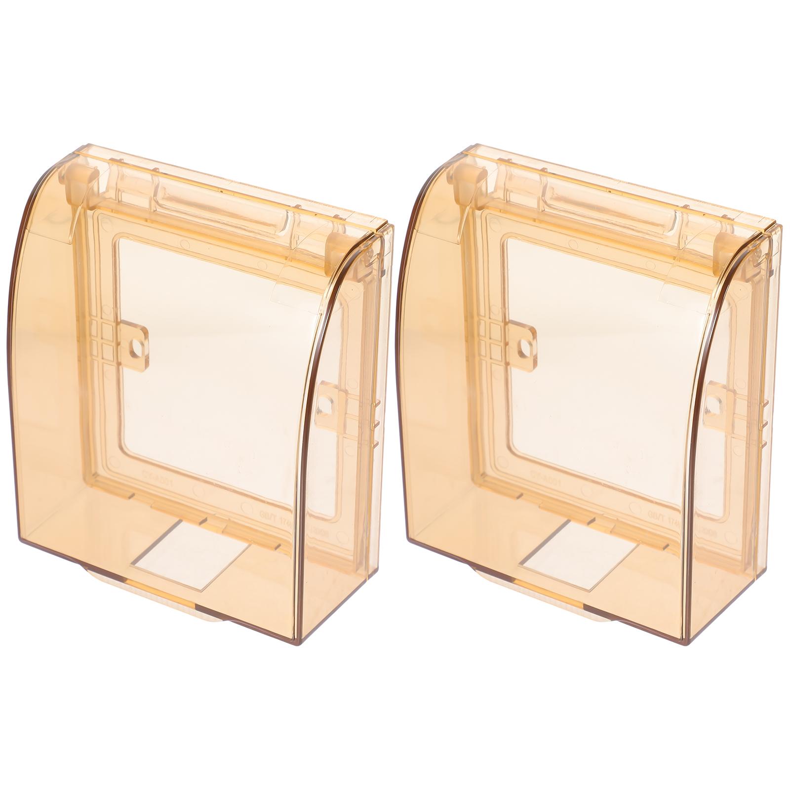 

2pcs Babyproof Outlet Cover Socket Protector For Kids Electrical Safety Wall Plug Guards Outlet Covers Decorative Socket Covers бежевий