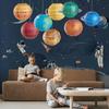 16pcs Eight Planets Paper Lanterns for The Mid-Autumn Festival Planet-themed Decorations for Kindergartens