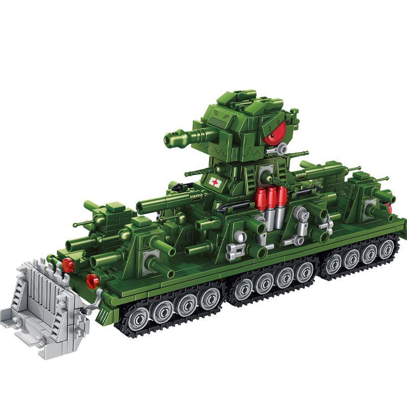 Tank World Ultimate KV44 Carl 44 Puzzle Giocattolo da Costruire KV99 Ultimate Leviathan