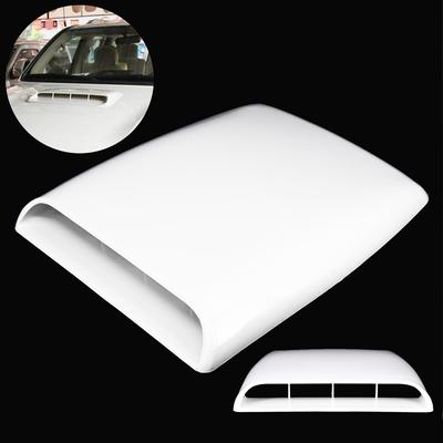 Capac Capotă Alb 1 Bucată Plastic ABS Decor Negru Decorativ Flux Aer Decor Capotă Bază Scoop Vent Înlocuire