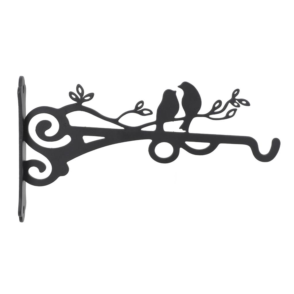 Hanging Plant Bracket Wall Hook Iron Decorative Plant Hanger with Screws for Bird Feeder Lanterns Wind Chimes Flower
