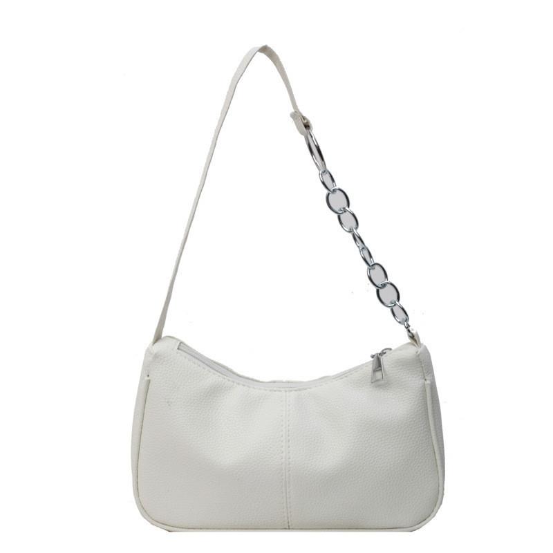 Stylish Summer Pu Leather Shoulder Bag For Women With Vintage Texture