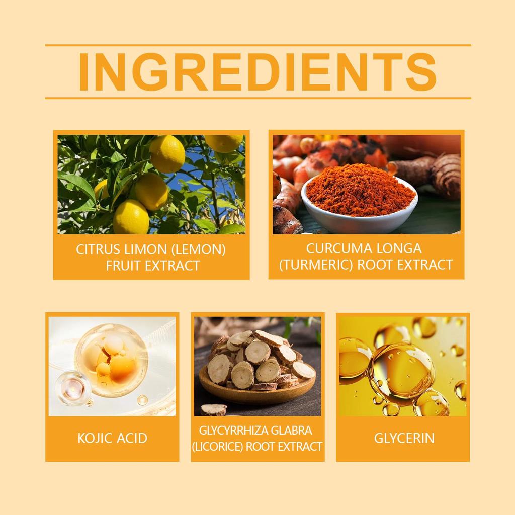 OUHOE Lemon Turmeric Brightening Soap Gently Cleanses Moisturizes and Hydrates Suitable for Whole Body Use 100g