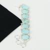 Natural Amazonite Gemstone Handmade 925 Sterling Silver Bracelet, Amazonite Bracelet For Wife , Unisex Bracelet, Mother's Day Gifts