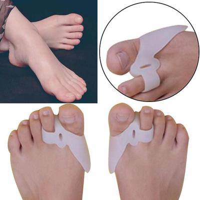2Pcs Silicone Bunion Toes Corrector Orthotics Straightener Separator Ease Pain