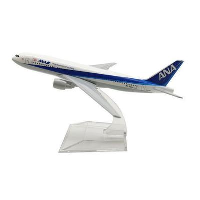 1/400 Maßstab Japan ANA Airways B777 16cm Metall 777 Airways Flugzeugmodell Spielzeug Flugzeugmodell Luftfahrt Enthusiast Dekoration