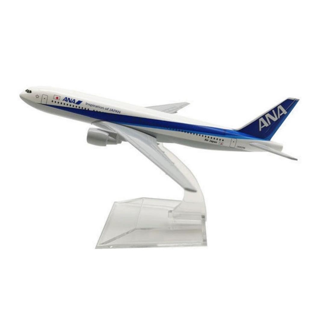 

Металлическая модель самолета ANA Airways B777 в масштабе 1/400, 16 см, Япония. Игрушечная модель самолета для любителей авиации. Декоративная модель. синий/белый