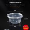 Thai Box Me Disposable Sauce Cup with Lid - Takeaway Packaging for Dipping, Seasoning, and Pickled Vegetables