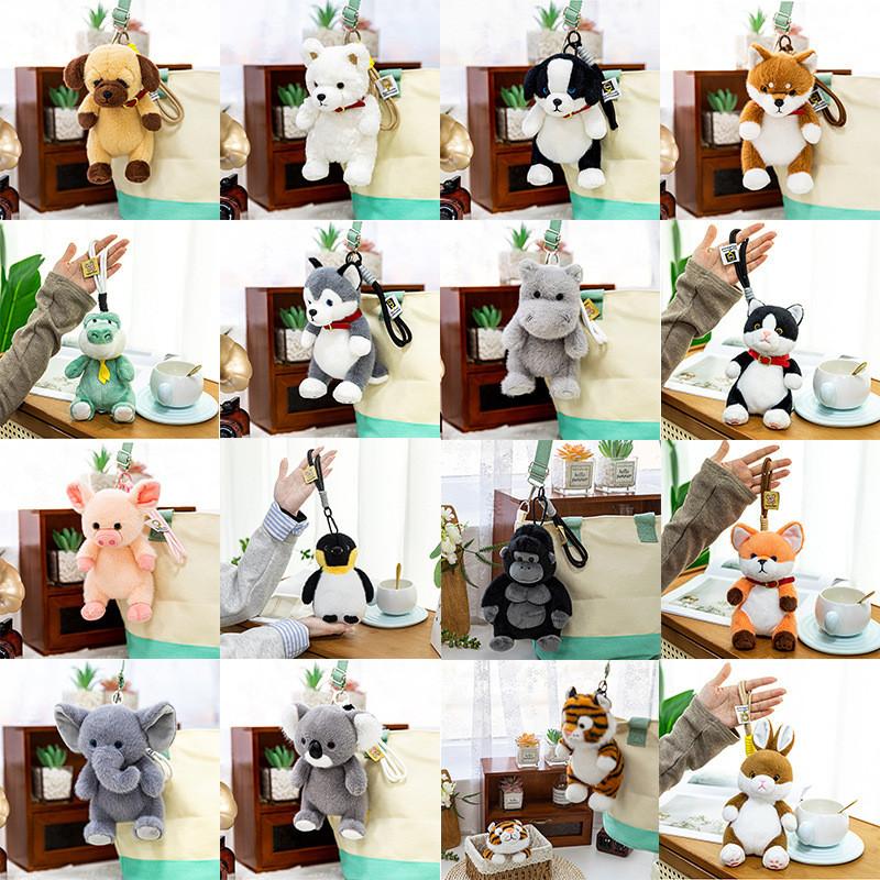 Cute Penguin Dog Panda Rabbit Cartoon Animal Sitting And Lying Plush Doll
