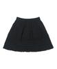 ROIDESROIS Lace Tiered Mini Skirt (Black)