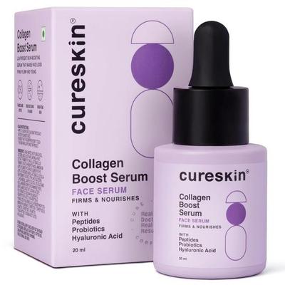 Cureskin Collagen Boost Hialurono rūgšties serumas | Putlina ir atkuria su hialurono rūgštimi, ceramidu 3 ir vario peptidu