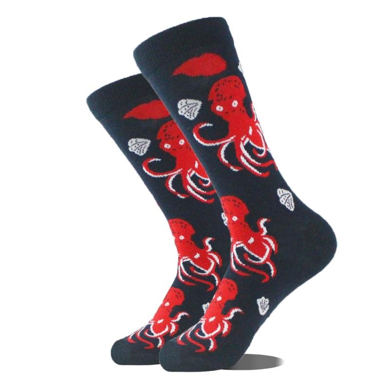 Novelty Funny Crew Socks,Cotton Boot Socks,Colorful Dress Socks Fashion Ankle Socks Streetwears for Womens Men Gifts 1