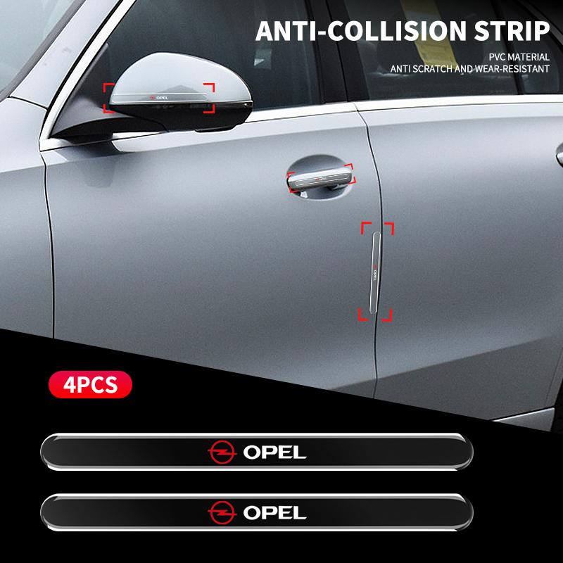 nlxk6 4pcs Transparent Car Door Protector Sticker Invisible Protective Strips For Opel Astra j Insignia Astra g Corsa Zafira Mokka