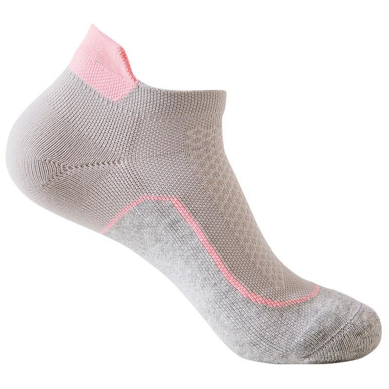 

Женские спортивные носки, спортивные носки для бега, велоспорта, хлопковые тонкие дышащие компрессионные носки для фитнеса и йоги, короткие низкие носки-лодочки US 5-9 EU35-40 чёрный