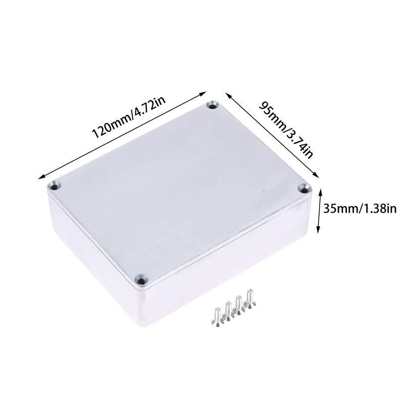 Guitar Accessories Guitar Effect Pedal Enclosure With Screws Die Cast Aluminium Box Enclosures Aluminum Stomp Box Enclosure