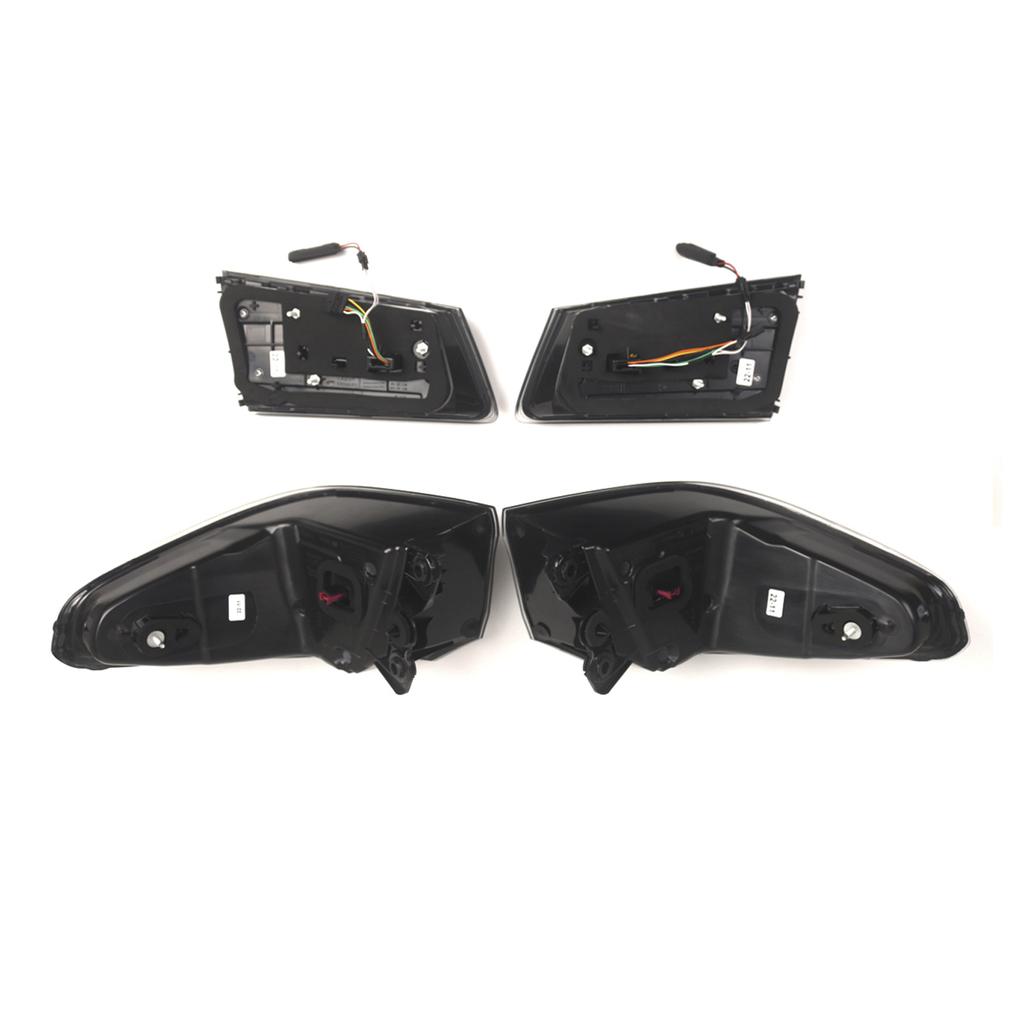 L&R Smoked LED Tail Lights Rear Lamp Assembly For BMW 5 G30 G38 2018-2020