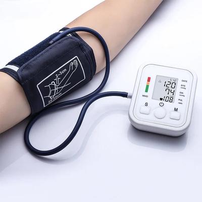 Digitálny tlakomer na paži Sfygmomanometer Srdcový pulzmetr S veľkou obrazovkou Automatický tonometer s manžetou