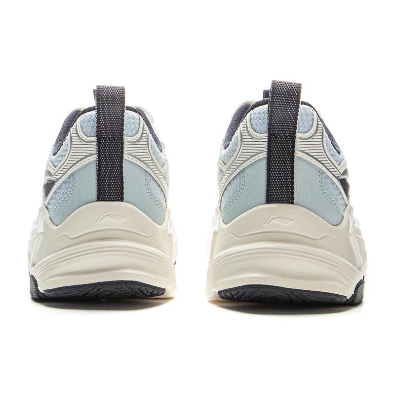 Li-Ning Synthetisches Leder Mesh Retro Mode Sportlich Leicht Abriebfest Erhöhte Höhe Low-Top Freizeitschuhe Damen Freizeitschuhe AGCU546-5