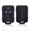 Silicone car key case for Chevrolet Colorado Silverado 1500 2500HD 3500HD GMC Yukon Sierra Canyon remote key protector