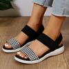 Mode 2025 Sommer Neue Mode Damen Sandalen Offene Zehen Atmungsaktive Leichte Schuhe für Damen Rutschfeste Keilsandalen Sandalias De Mujer