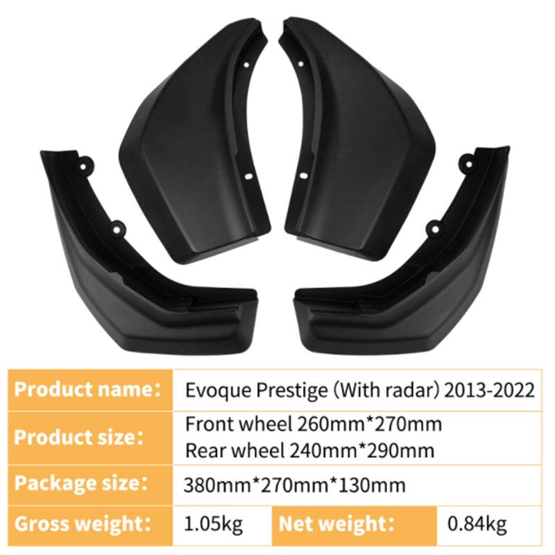 Land Rover Evoque 2013-2022 Mud Flaps: Auto Modification Parts