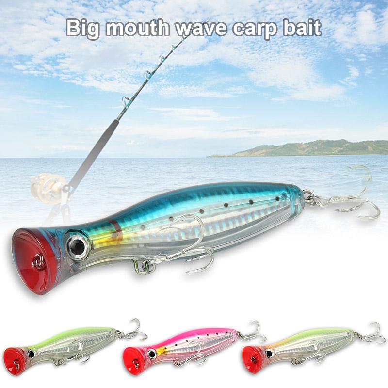 Buy Bait Minnow Tackle Freshwater Lure Bass Crankbait Topwater Popper Fishing at affordable